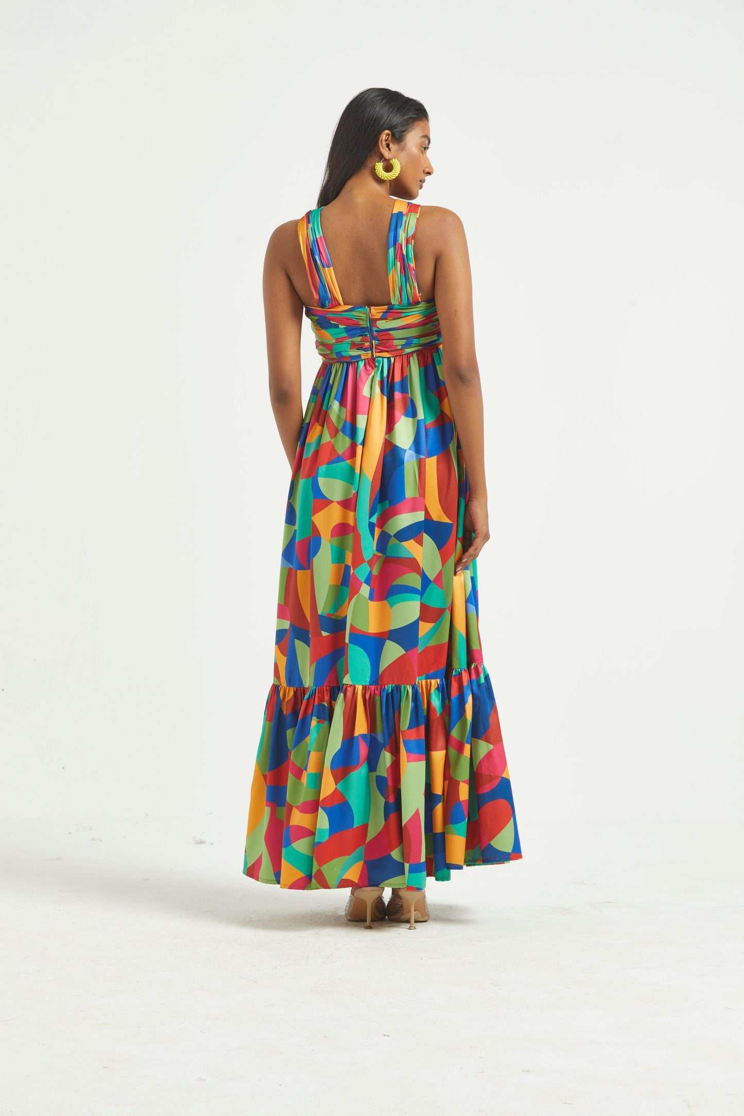 TIERED ABSTRACT MAXI - dash and dot