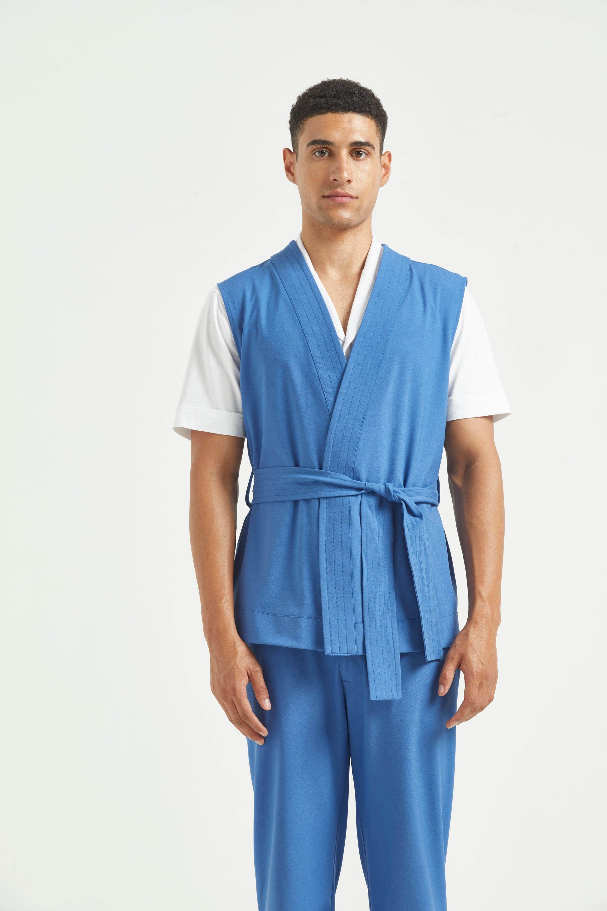 SLEEVELESS WRAP SUIT - dash and dot