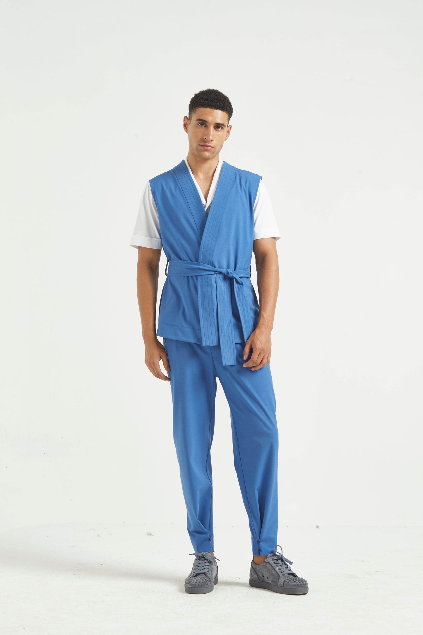SLEEVELESS WRAP SUIT - dash and dot