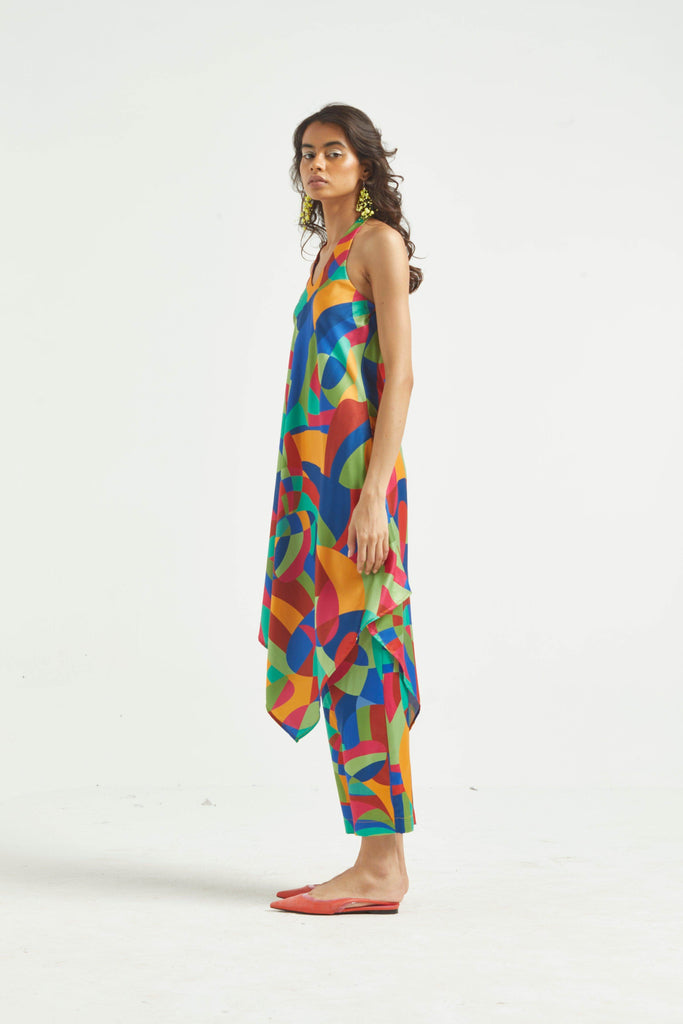 ABSTRACT HALTER SET - dash and dot dash and dot