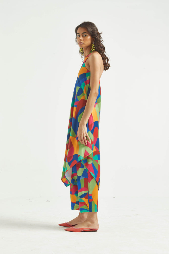 ABSTRACT HALTER SET - dash and dot dash and dot