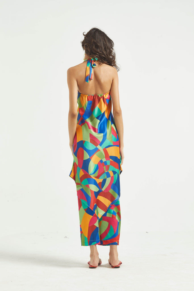 ABSTRACT HALTER SET - dash and dot dash and dot