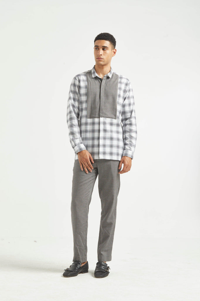 BIB CHECK SHIRT - dash and dot dash and dot