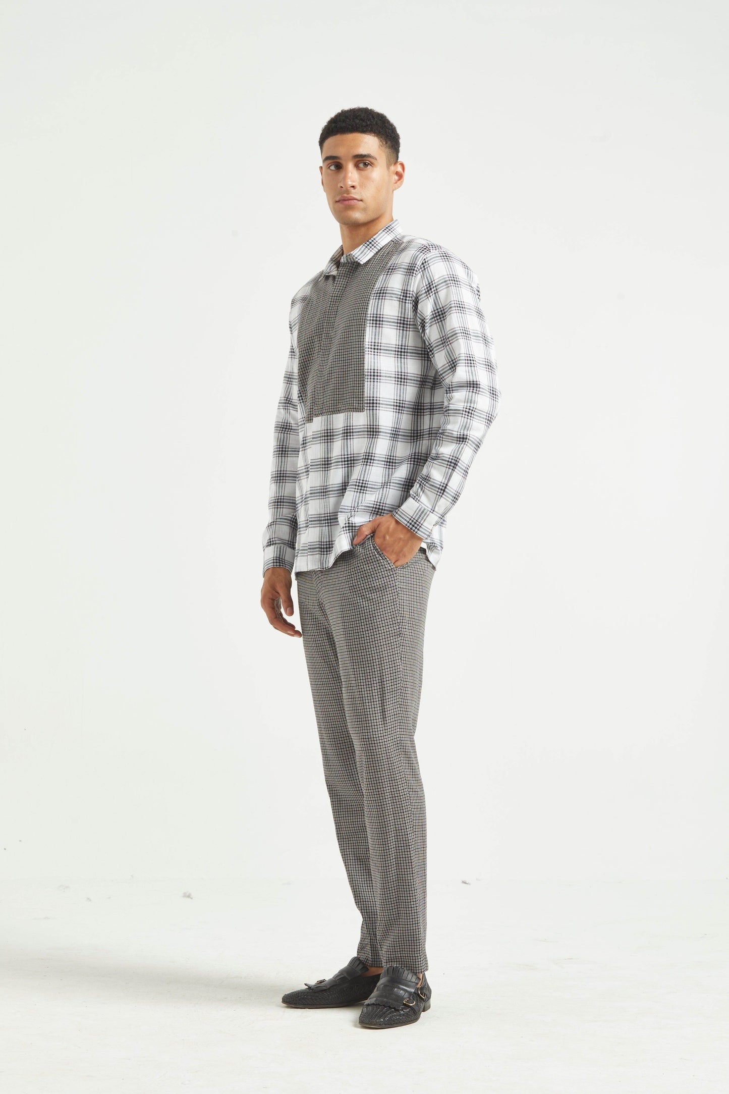 CHECKED PANTS - dash and dot