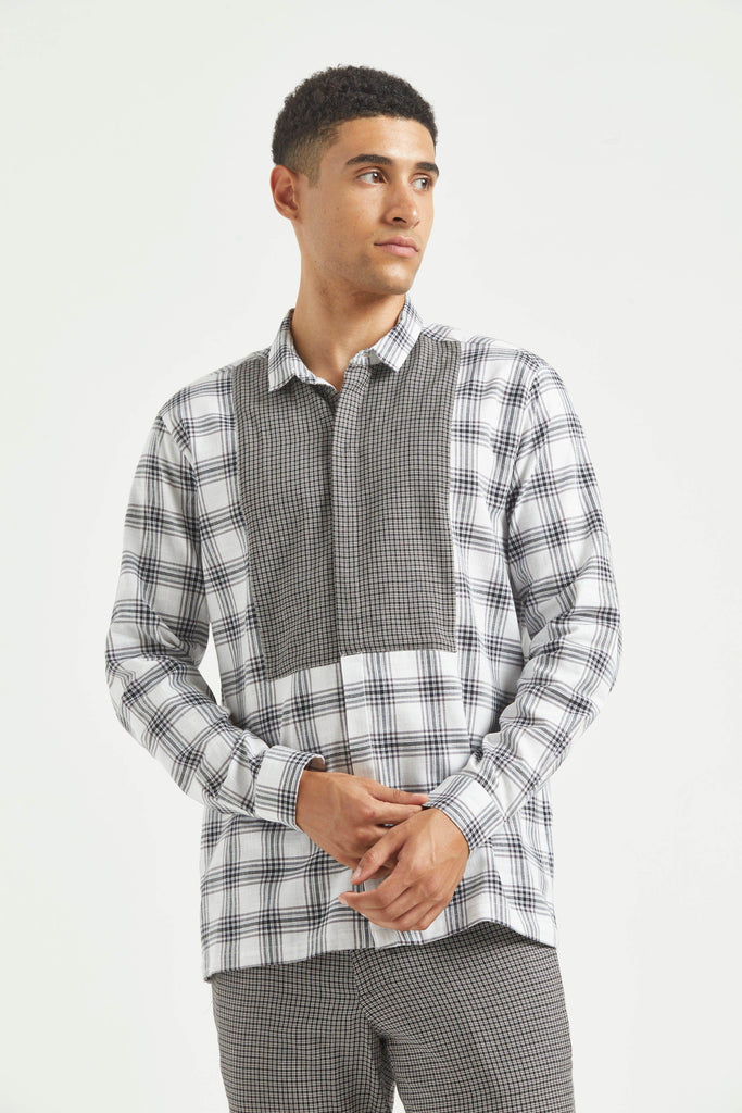 BIB CHECK SHIRT - dash and dot dash and dot