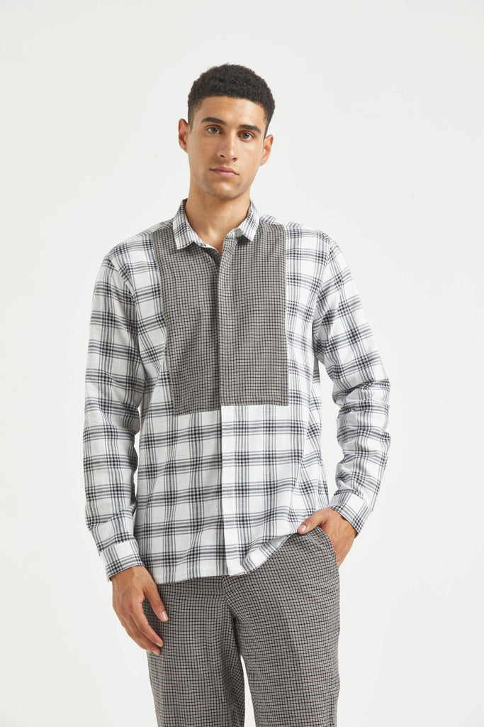 BIB CHECK SHIRT - dash and dot dash and dot