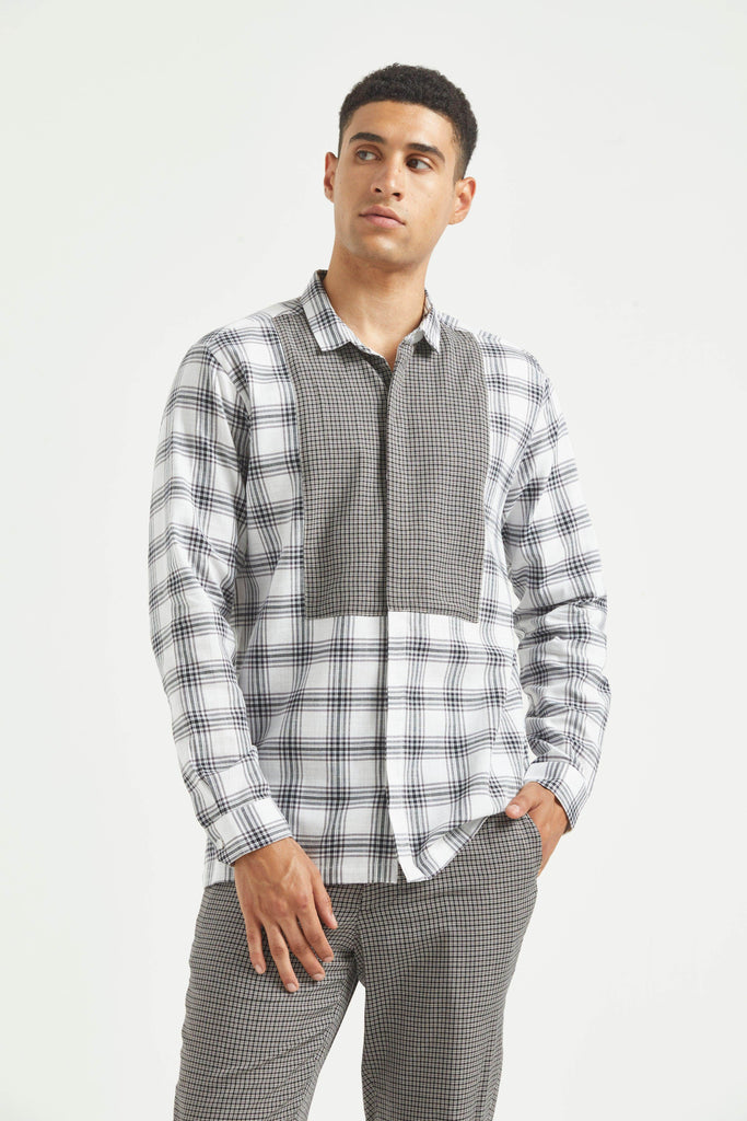 BIB CHECK SHIRT - dash and dot dash and dot