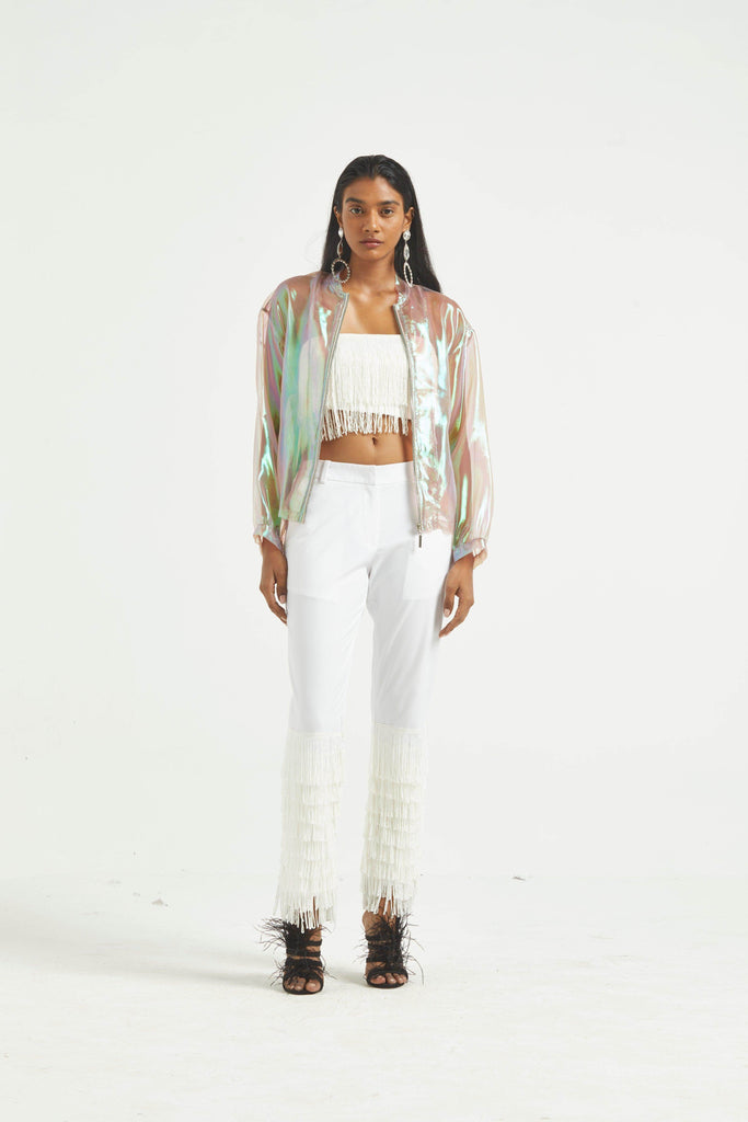 FRINGE HEM PANT - dash and dot dash and dot