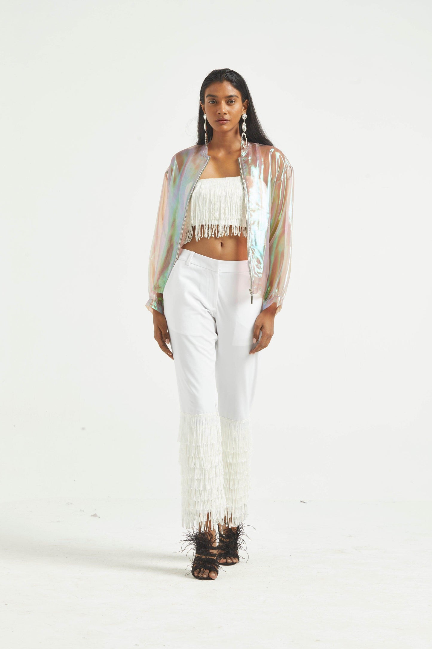 FRINGE HEM PANT - dash and dot