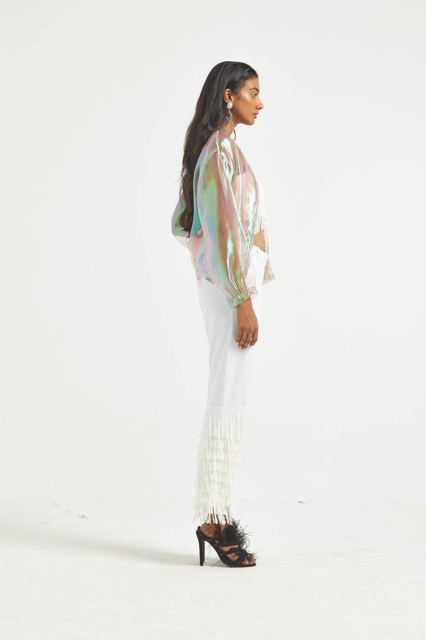 FRINGE HEM PANT - dash and dot
