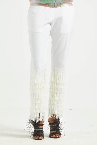 FRINGE HEM PANT - dash and dot