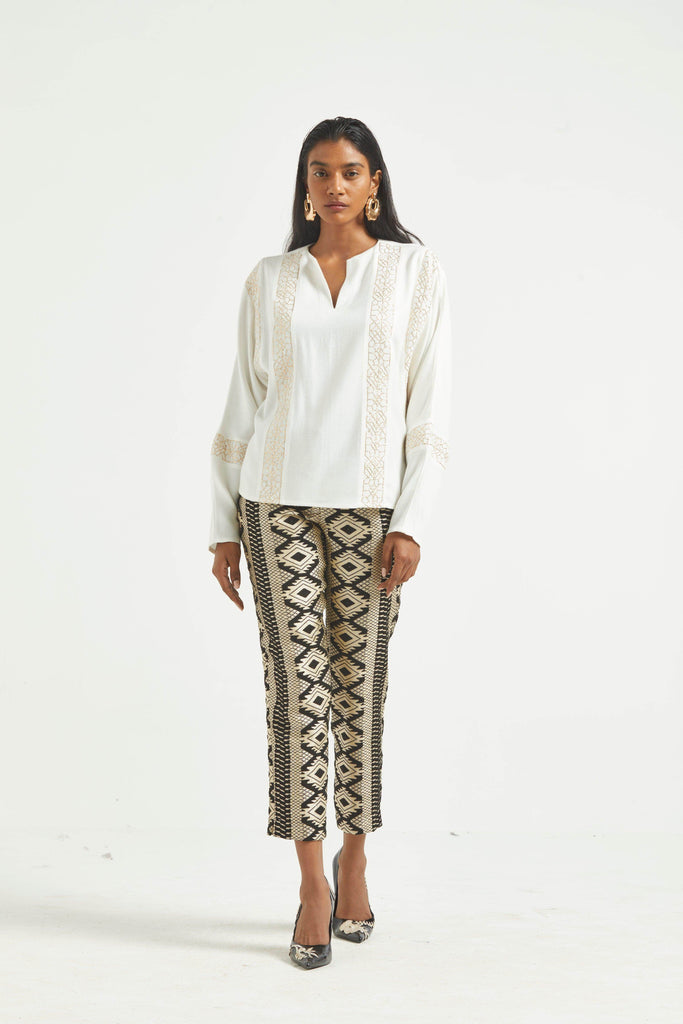 GOTA STRIPE TOP - dash and dot dash and dot