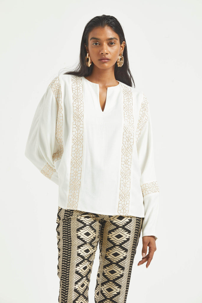 GOTA STRIPE TOP - dash and dot dash and dot