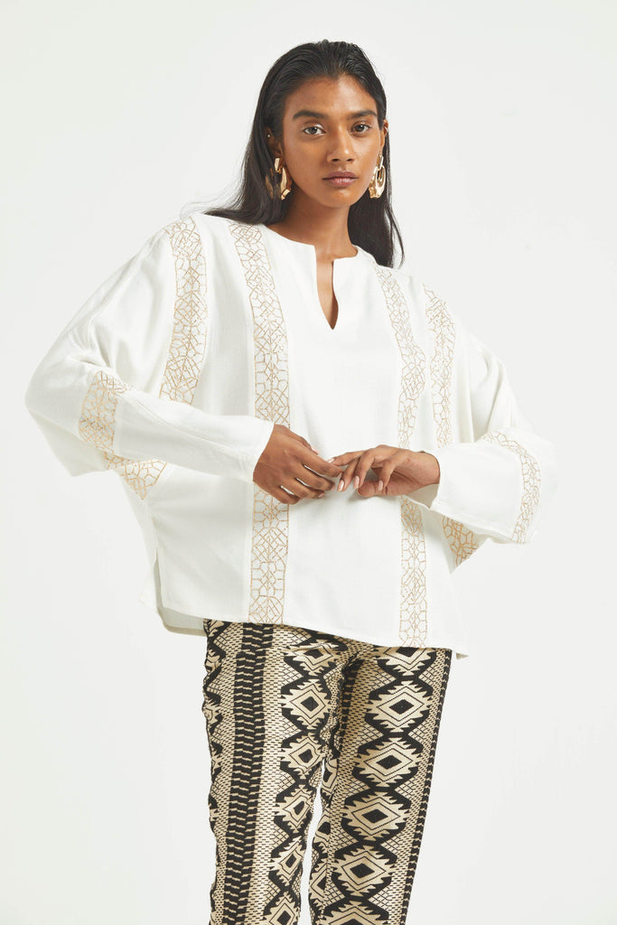 GOTA STRIPE TOP - dash and dot dash and dot