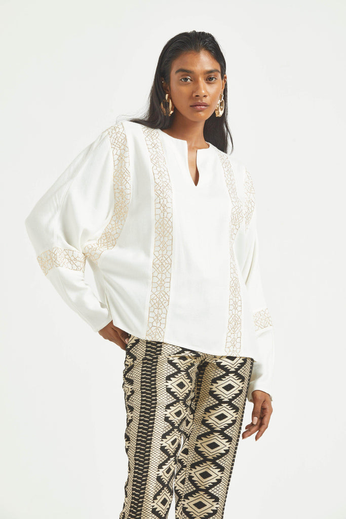 GOTA STRIPE TOP - dash and dot dash and dot