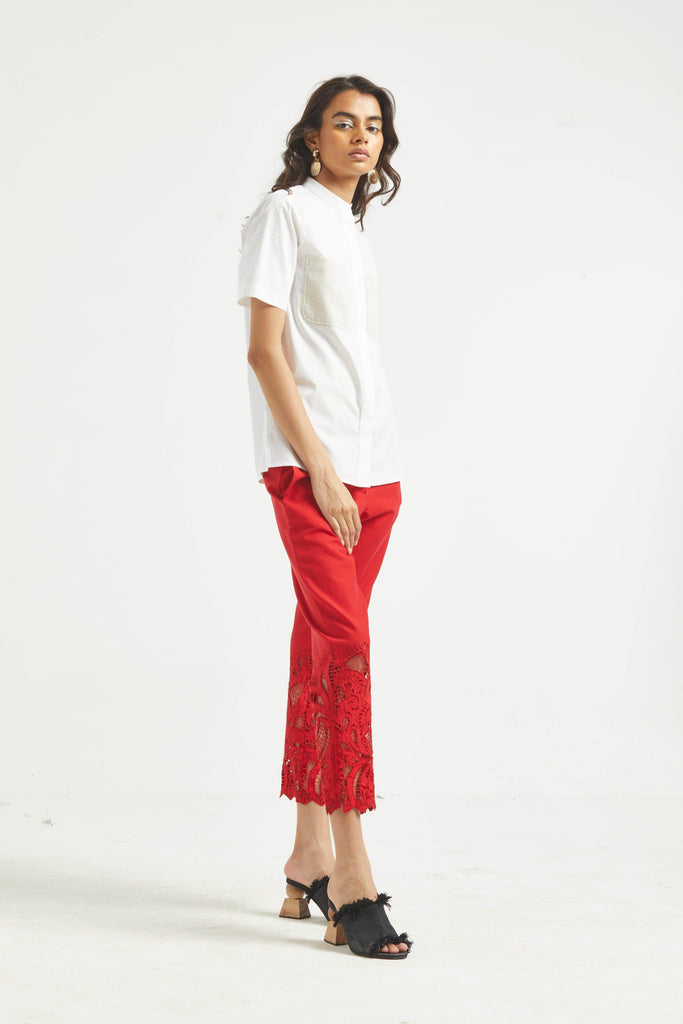 PATCH POCKET SHIRT - dash and dot dash and dot