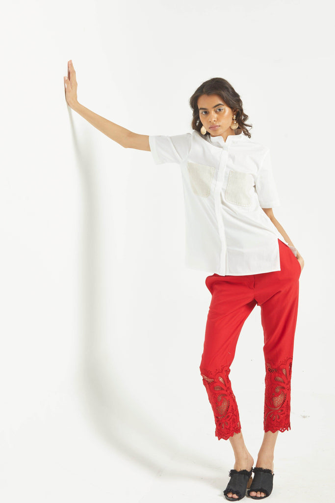 PATCH POCKET SHIRT - dash and dot dash and dot