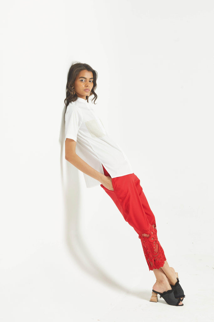 PATCH POCKET SHIRT - dash and dot dash and dot