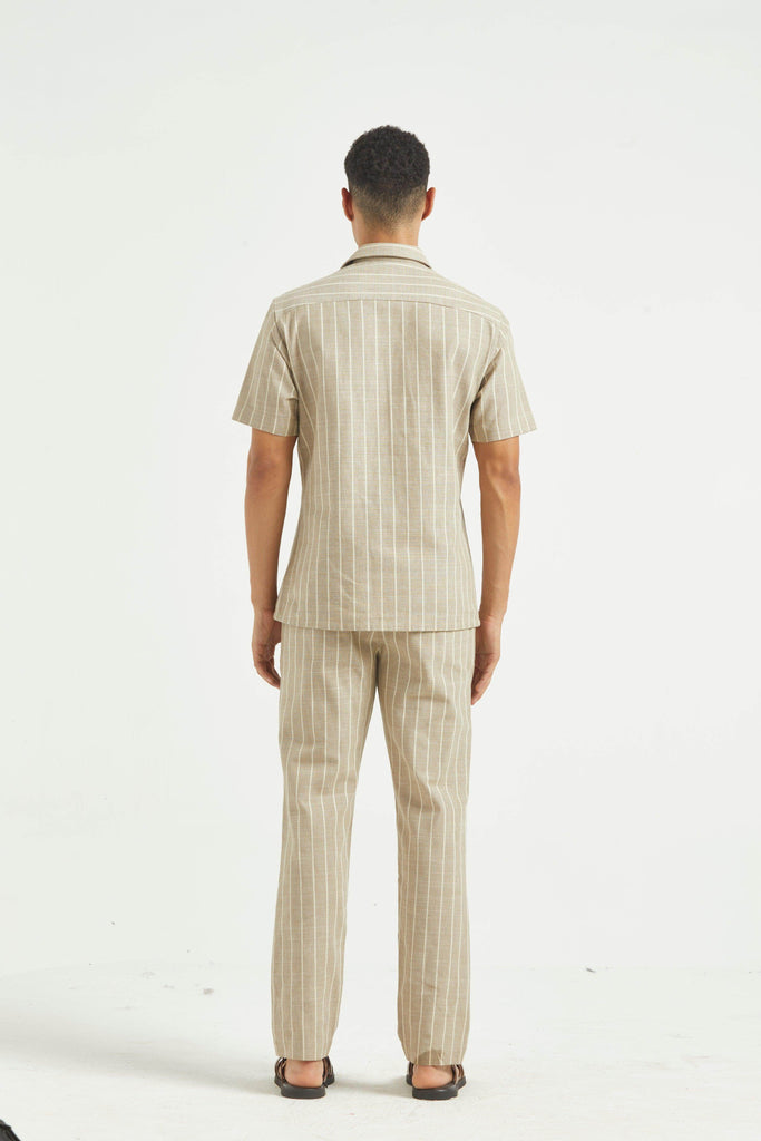 STRIPE COTTON PANT - dash and dot dash and dot