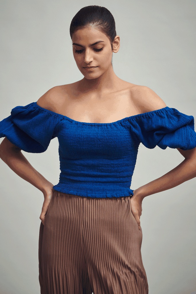 SMOCKED BLOUSE - dash and dot dash and dot