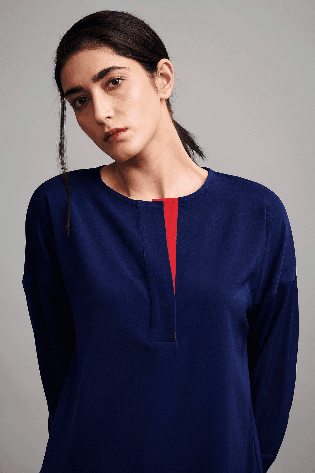 POP PLACKET DRESS - dash and dot