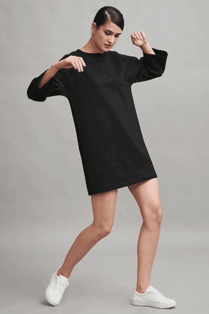 BACK ZIPPER DRESS - dash and dot