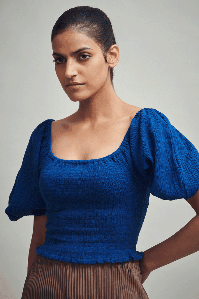 SMOCKED BLOUSE - dash and dot dash and dot