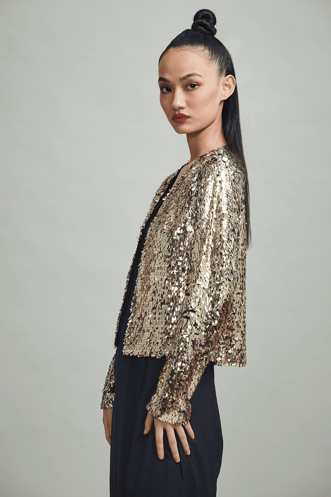 3D SEQUIN BOLERO - dash and dot dash and dot