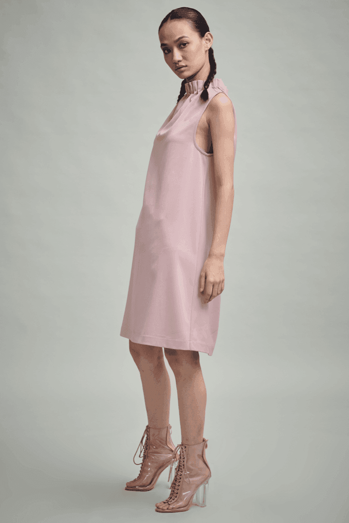 RUCHED NECK BASIC - dash and dot