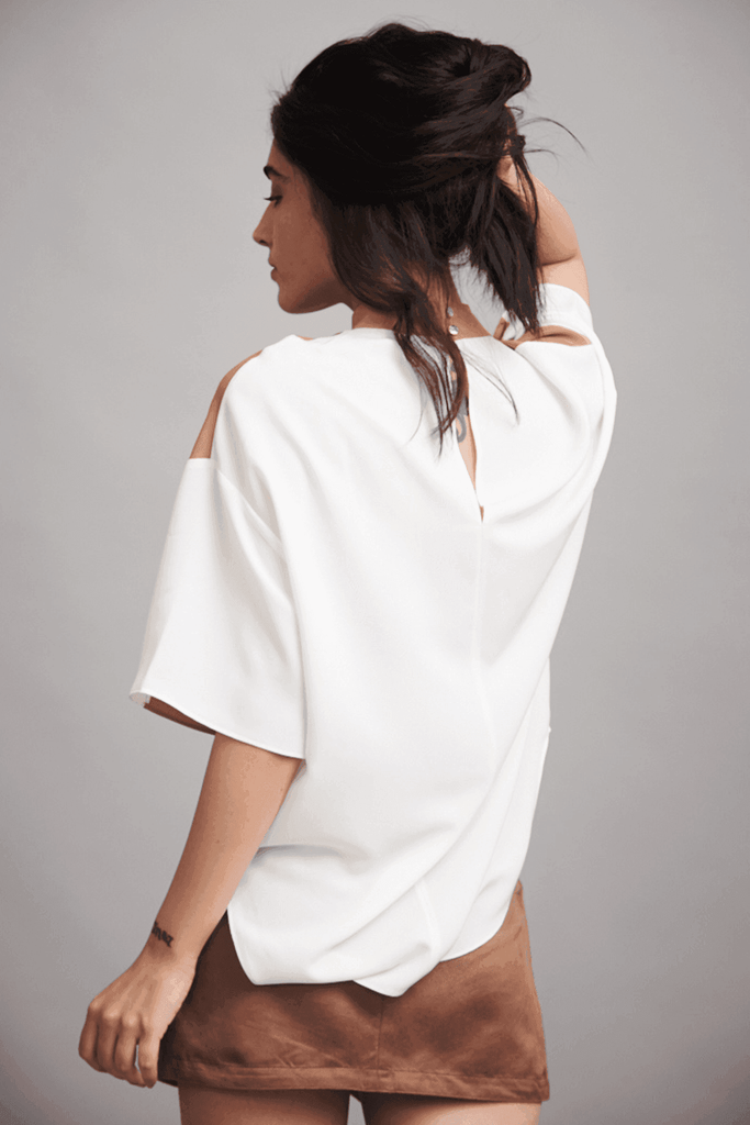 COLOUR BLOCK BLOUSE - dash and dot dash and dot