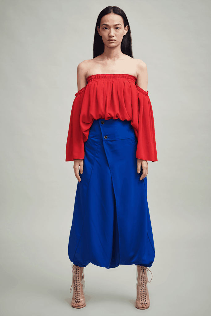 FRONT OVERLAP PANTS - dash and dot dash and dot
