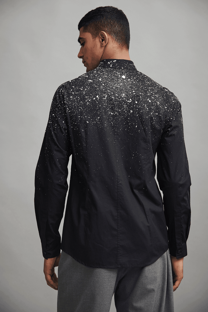 HAND PAINTED SHIRT - dash and dot dash and dot