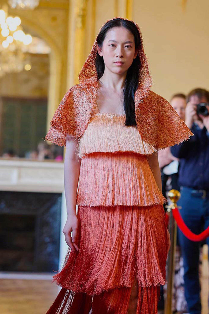 OMBRÉ FRINGE DRESS - dash and dot dash and dot