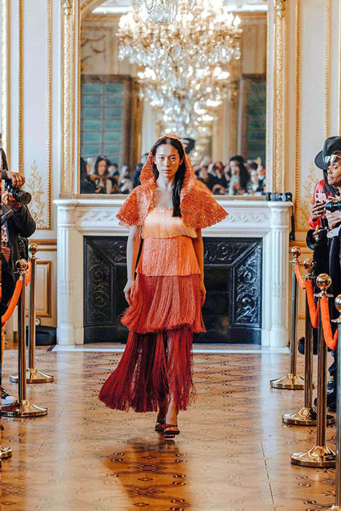 OMBRÉ FRINGE DRESS - dash and dot dash and dot