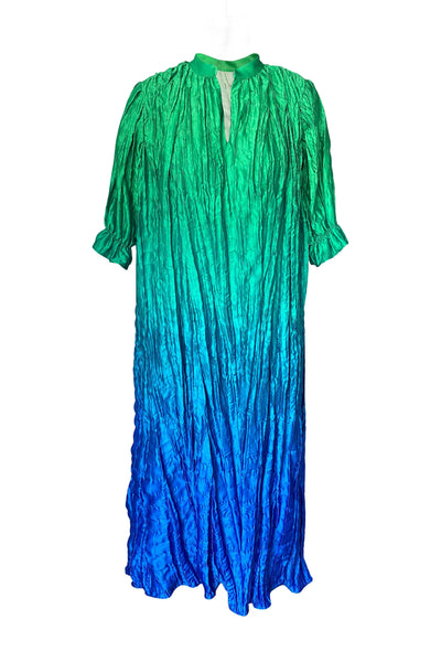 CRUSHED OMBRE SHIRT DRESS - dash and dot