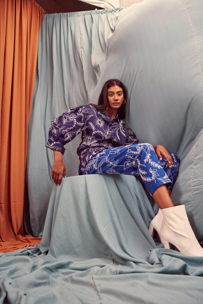 DORI EMBROIDERED PANT - dash and dot dash and dot