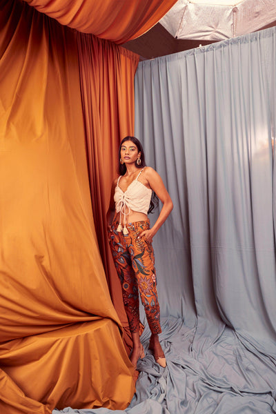 RUCHED LACE BRALETTE - dash and dot