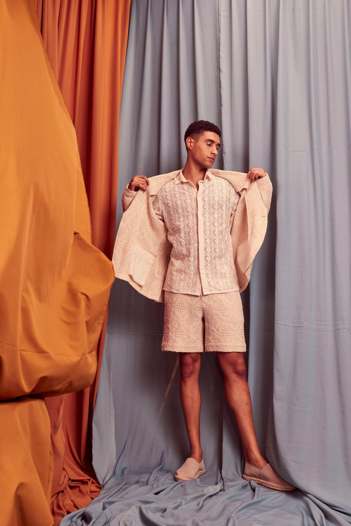 JACQUARD SUMMER JACKET - dash and dot dash and dot