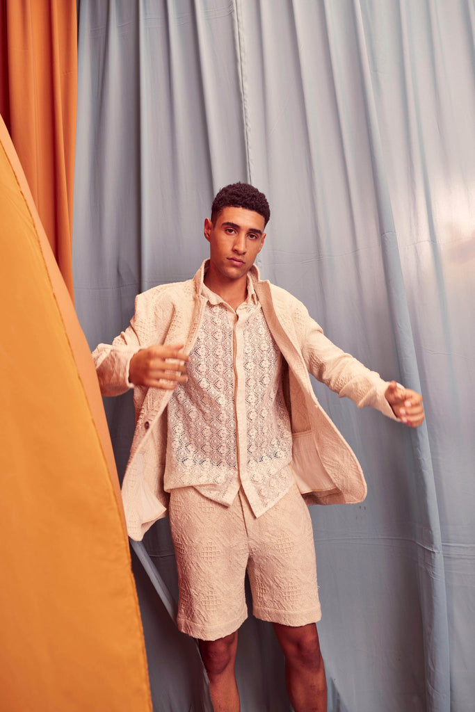 JACQUARD SUMMER JACKET - dash and dot dash and dot