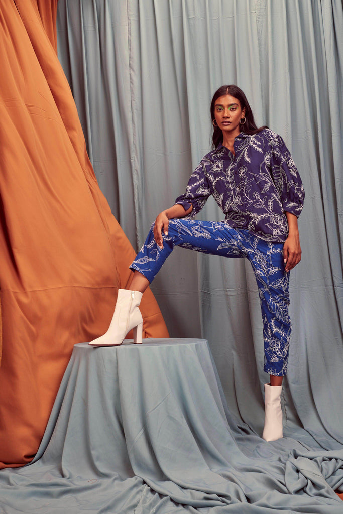 DORI EMBROIDERED PANT - dash and dot dash and dot