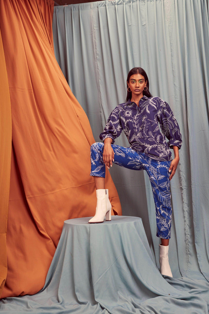 DORI EMBROIDERED PANT - dash and dot dash and dot