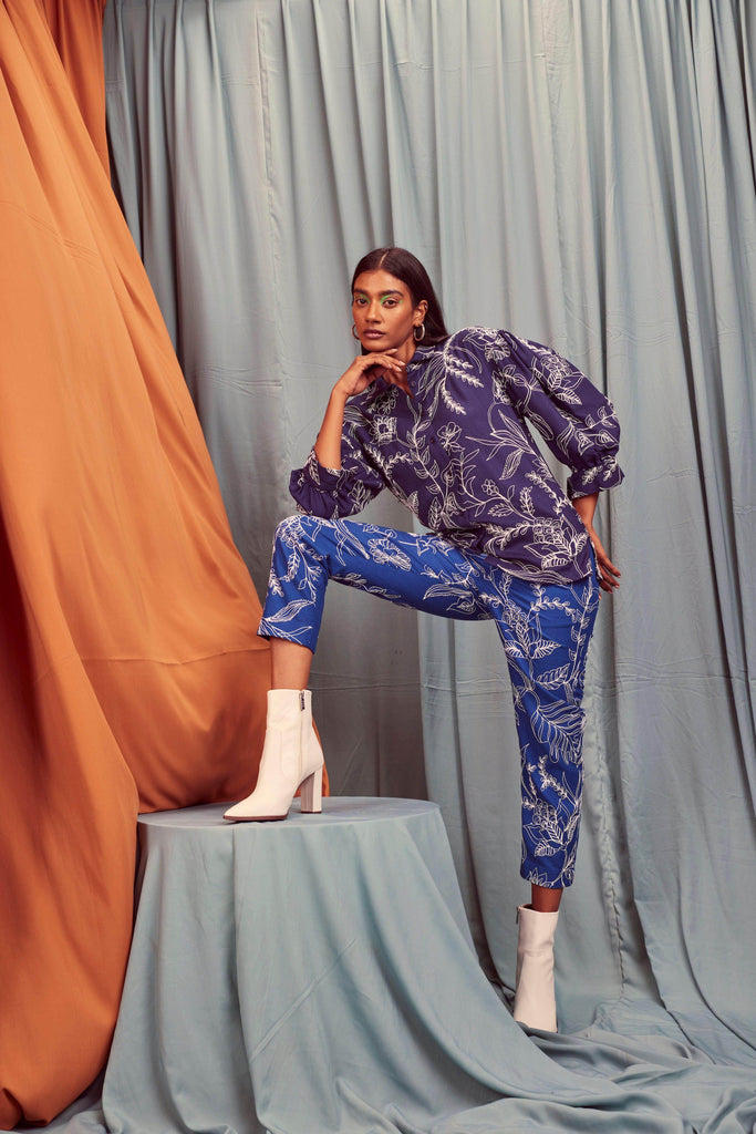 DORI EMBROIDERED PANT - dash and dot dash and dot