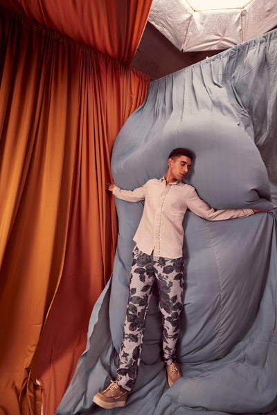 JACQUARD PANTS - dash and dot