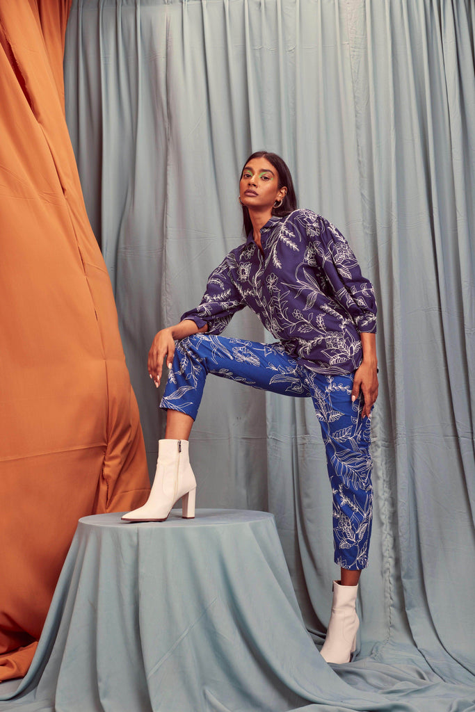 DORI EMBROIDERED PANT - dash and dot dash and dot