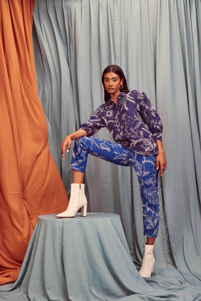 DORI EMBROIDERED PANT - dash and dot dash and dot